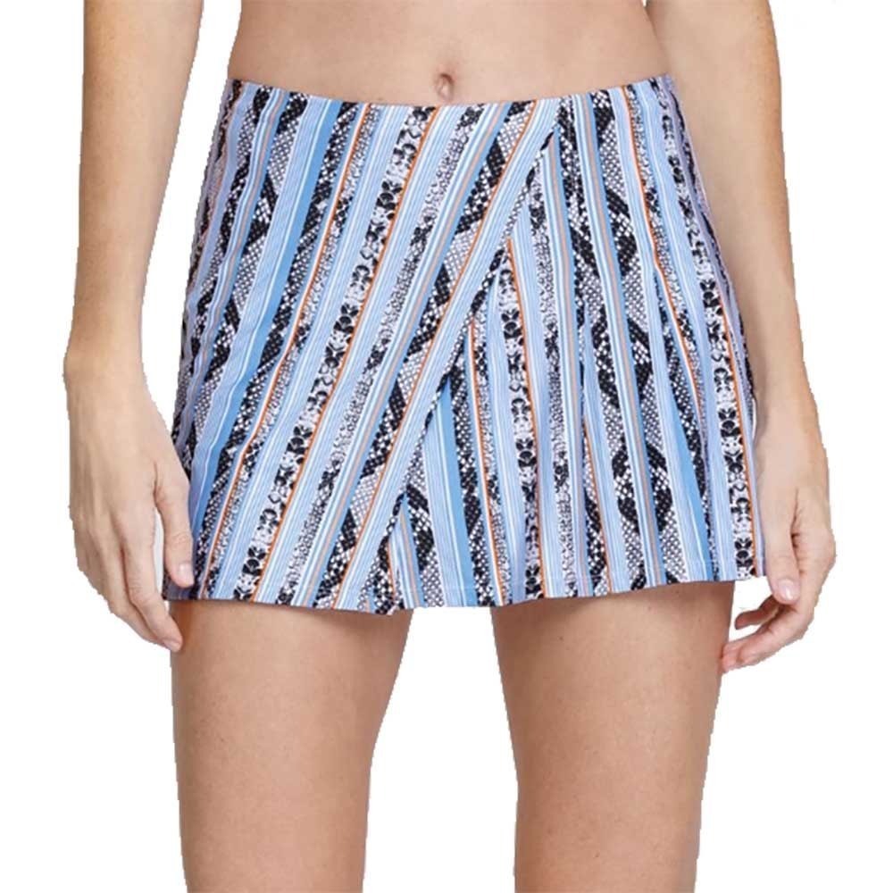 Tail Snake Print Blue Orange Pickleball Tennis Skirt Skorts Size Small Athletic